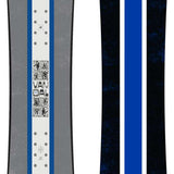 K2 Junior's Vandal snowboard 2025 features a black and white graphic design.