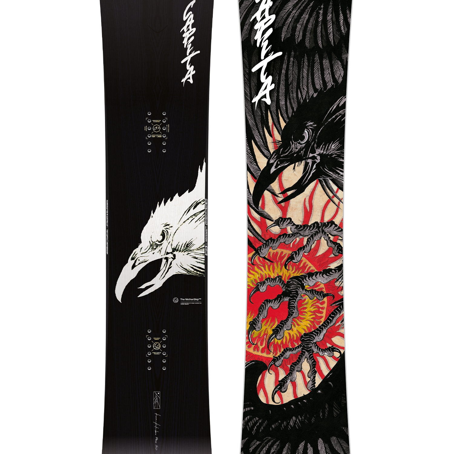 CAPiTA - Kazu Kokubo Pro Snowboard 2026 with a black background and white lettering.