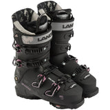 Lange Women's Shadow 85 LV Ski Boot 2025 - Black ski boot with white and gray accents, featuring a textured pattern on the tongue.
