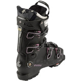 Lange Women's Shadow 85 LV Ski Boot 2025 - Black ski boot with white accents and a textured pattern on the tongue.