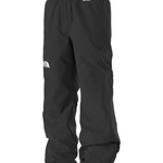 The North Face Build Up Shell Pant 2025 - Black pants with white logo on left thigh and "DRYVENT" label above right pocket.