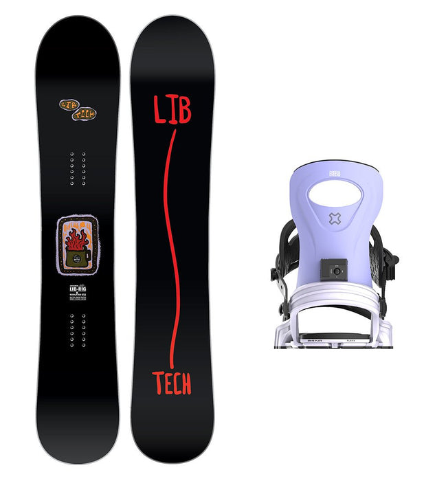 Lib Tech Lib Rig Snowboard with Bent Metal Women's Metta Snowboard Binding 2025