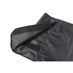 Nitro Light Sack Snowboard Bag - A black snowboard bag with a grid pattern and a strap handle on top.