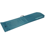 Nitro Light Sack Snowboard Bag - A light blue snowboard bag with a handle on top and a strap to carry it by hand.