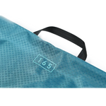 Nitro Light Sack Snowboard Bag 2026 - A light blue snowboard bag with a grid pattern and black handle.