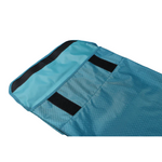 Nitro Light Sack Snowboard Bag - A light blue snowboard bag with a grid pattern and black straps on top.