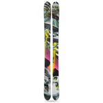 Line Bacon 108 Ski 2025 - A black ski with a white graphic of a man's face and the word "Bacon" written in red letters.
