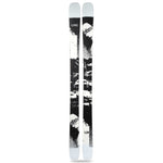 Line Blend 100 Ski 2025 - A black-and-white ski with a white top and bottom, featuring a black graphic design on its middle section.