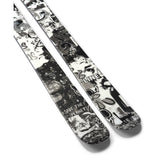 Line Chronic 101 Ski 2025 - Black ski with white lettering and graphics.