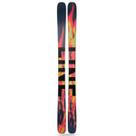 Line Chronic 94 Ski 2025 - A black ski with a red, yellow, and green flame design on top.