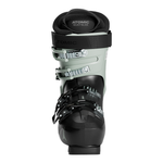 Atomic Women's Hawx Magna 85 Ski Boots 2026 - A pair of women's ski boots with a light green upper and black lower section, featuring silver buckles and straps.