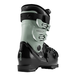 Atomic Women's Hawx Magna 85 Ski Boots 2026 - A light green ski boot with a black strap and buckle on top, featuring a textured pattern on the side.