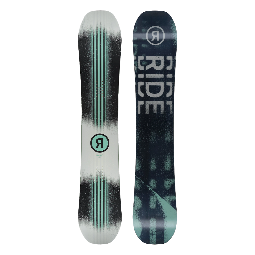 black and green ride snowboard Smokescreen 2026 158 mountain design deliver an approachable yet high Ride Warpig Snowboard - white,