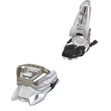 Marker Griffon 13 ID Ski Bindings 2025 - A white ski binding with a black toe piece and silver hardware.