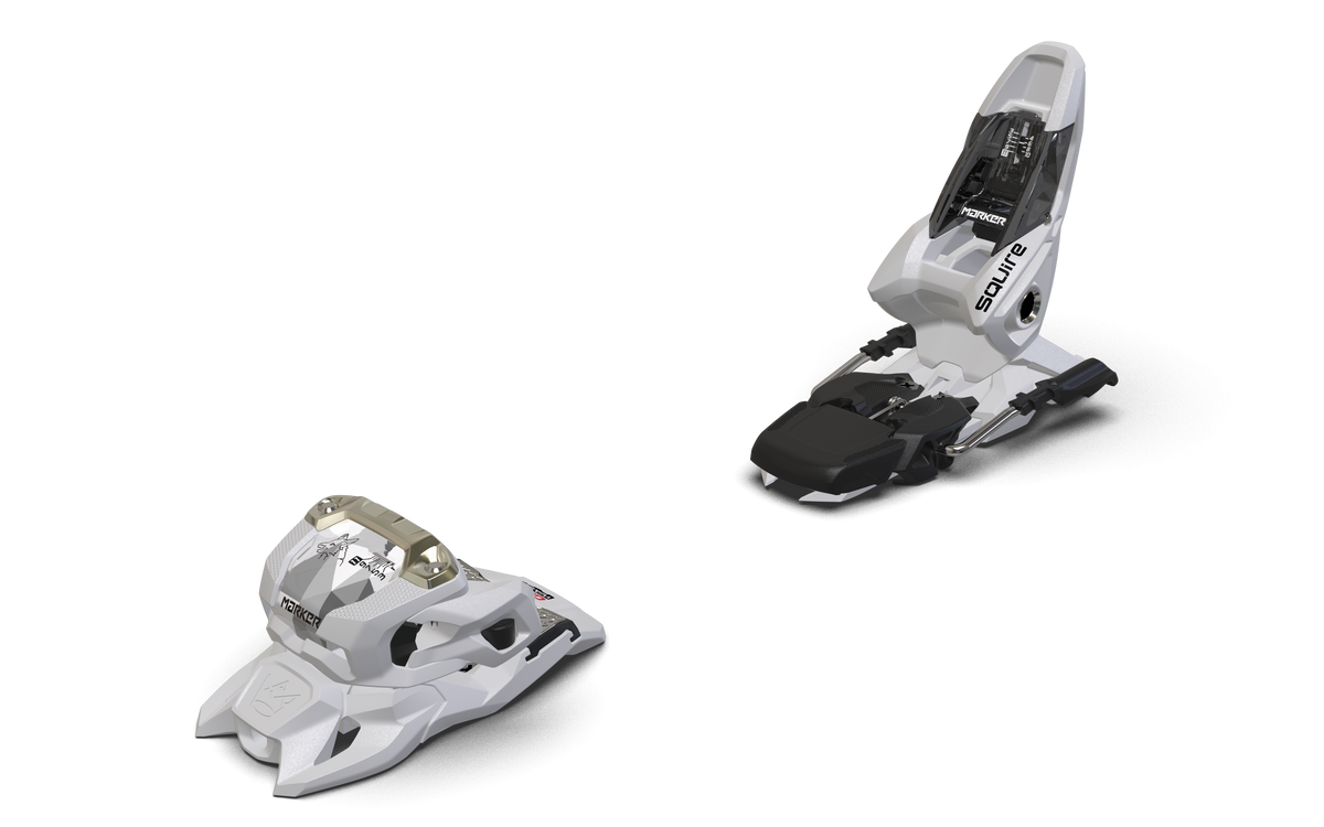MARKER Squire 11 ID、DIN3-11、白、B100mm、未使用 Marker Squire 11 Ski Bindings 2027 – Ski Pro AZ