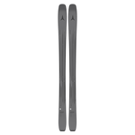 Atomic Maverick 88 CTI Skis 2026 - A pair of dark gray skis with a black logo at the tip, featuring a textured surface and a subtle pattern of thin lines running along their length.