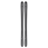 Atomic Maverick 88 CTI Skis 2026 - A pair of dark gray skis with a black logo at the tip, featuring a textured surface and a subtle pattern of thin lines running along their length.