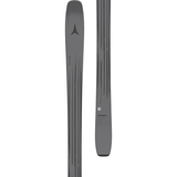 Atomic Maverick - 88 CTI Skis 2026 is a dark gray ski with a black logo at the top and vertical ridges on its surface.