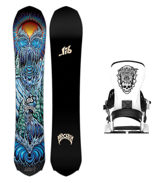 Lib Tech Mayhem Rocket Snowboard with Bent Metal Transfer Snowboard Binding 2025