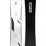 CAPiTA Mega Death Snowboard 2026 - A white snowboard with black text and graphics on a solid white background.