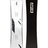 CAPiTA Mega Death Snowboard 2026 - A white snowboard with black text and graphics on a solid white background.