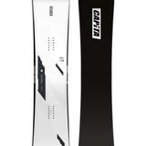 CAPiTA Mega Death Snowboard 2026 - A white snowboard with black geometric shapes and a black logo on top.