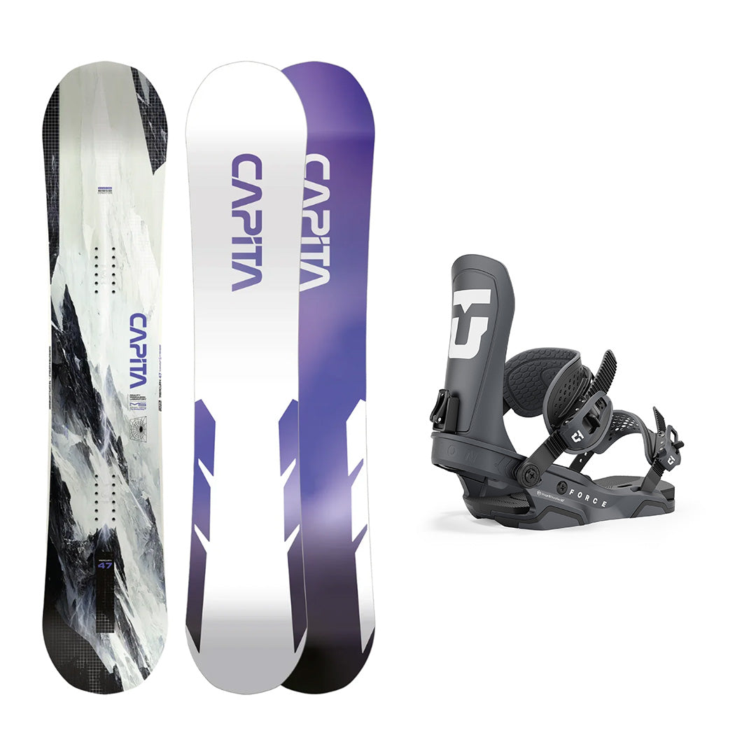 CAPiTA Mercury Snowboard with Union Force Snowboard Bindings 2025 — Ski