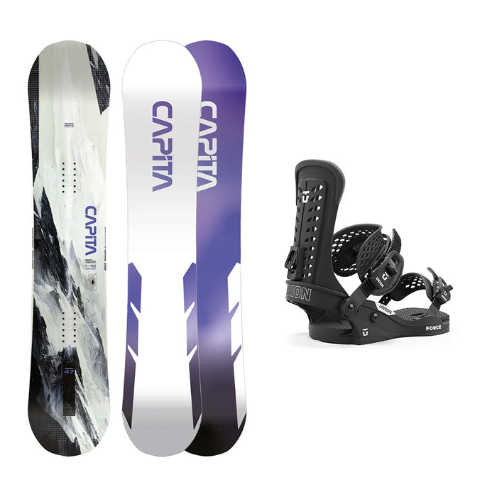 CAPiTA Mercury Snowboard with Union Force Classic Snowboard Bindings 2025