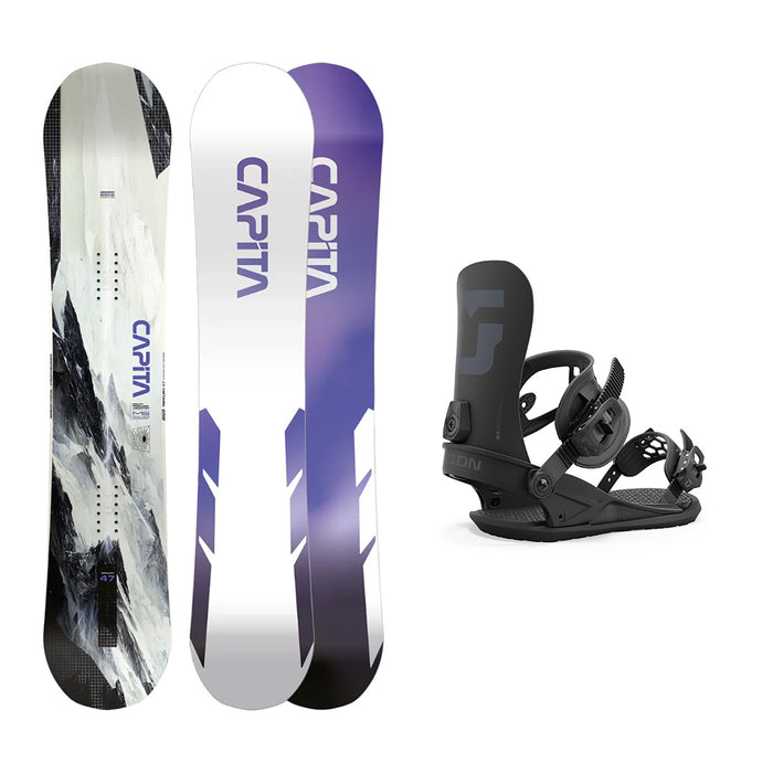 CAPiTA Mercury Snowboard with Union Strata Snowboard Bindings 2025