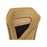 Nitro Team Pro MK Snowboard Binding 2026 - A tan snowboard binding with a black strap and silver buckles.