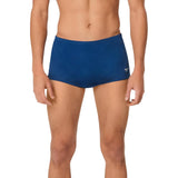 Speedo Men's Poly Mesh Training Drag Suit - A royal blue training suit with a textured mesh pattern and a small white logo on the left leg.