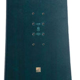 Nidecker Women's Elle Snowboard 2023 - A dark green snowboard with a white logo and text on top of it.