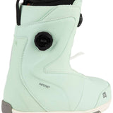 Nitro Women's Cypress BOA Snowboard Boot 2024 - A light green snowboard boot with a black BOA dial on the side and gray accents.