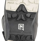 Nitro Women's Cypress BOA Snowboard Boot 2024 - Black snowboard boot with a textured pattern on the toe and heel areas.