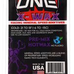 Oneball X-Wax Cold 21 - 5F 2025 - A white and blue wax with a red logo on top.
