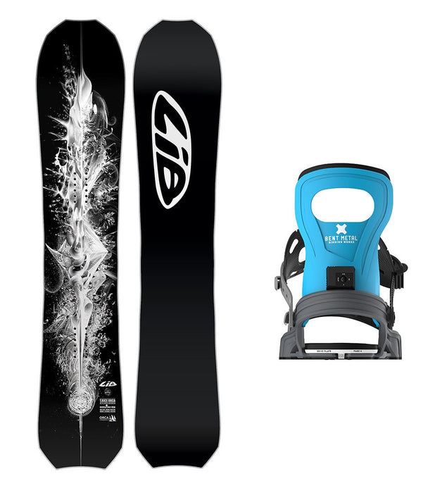 Lib Tech Orca Snowboard with Bent Metal Bolt Snowboard Binding 2025