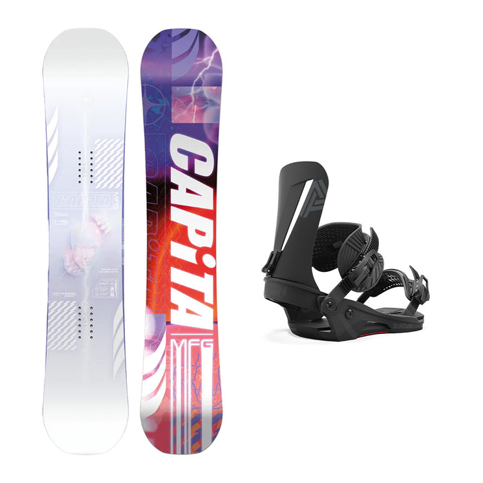 CAPiTA Pathfinder Camber Snowboard with Union Atlas Binding 2025