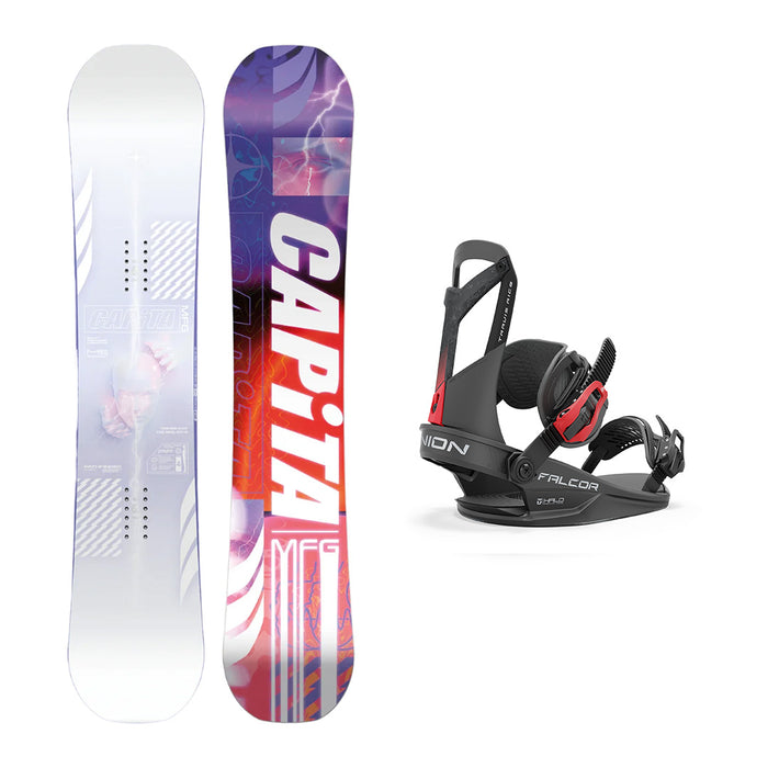 CAPiTA Pathfinder Camber Snowboard with Union Falcor Snowboard Binding 2025