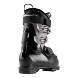 Atomic Women's Hawx Prime 95 BOA - A black ski boot with a silver logo on the side and a BOA dial on the front.