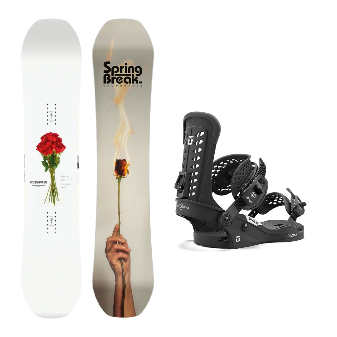 CAPiTA Spring Break Powder Twin Snowboard with Union Women's