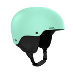 Anon Raider 3 Helmet 2025 - A mint green helmet with a matte finish and black chin strap.