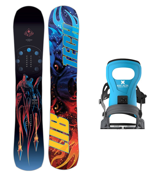 Lib Tech Rasman Snowboard with Bent Metal Bolt Snowboard Binding 2025