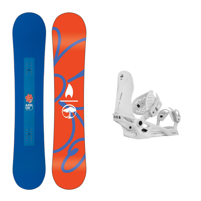 Arbor Relapse Snowboard with Arbor Spruce Binding 2025