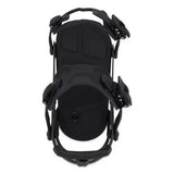 Ride A-4 Snowboard Binding 2025 - Black snowboard bindings with silver screws and bolts.