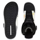 Ride Women's Hera Snowboard Boot 2024 - Black snowboard boot with a white logo on the side and black laces.