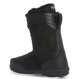 Ride Jackson Snowboard Boot 2025 - Black snowboard boot with a black strap on top and white writing that says "Jackson".