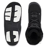Ride Jackson Snowboard Boot 2025 - Black snowboard boot with white accents and a textured outsole.