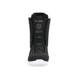 Ride Anthem Snowboard Boot 2025 - Black snowboard boots with white soles and laces, featuring a BOA closure system on the front.