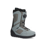 Ride Anthem Snowboard Boot 2025 - A gray snowboard boot with a black sole and laces, featuring a black dial on the side.