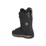 Ride Women's Cadence Snowboard Boot 2025 - Black snowboard boot with a white logo on the side and black laces.